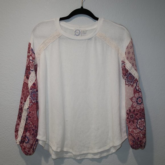 Blue Rain Blouse Womens Bundle Lot Long Sleeve Lightweight Flowy Top S/M - Picture 6 of 17